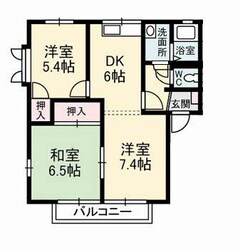 レジデンス鹿児の物件間取画像